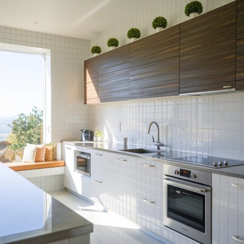 lovepik com 480415550 sleek modern kitchen with natural light and minimalist design